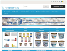 Tablet Screenshot of izoplast.md